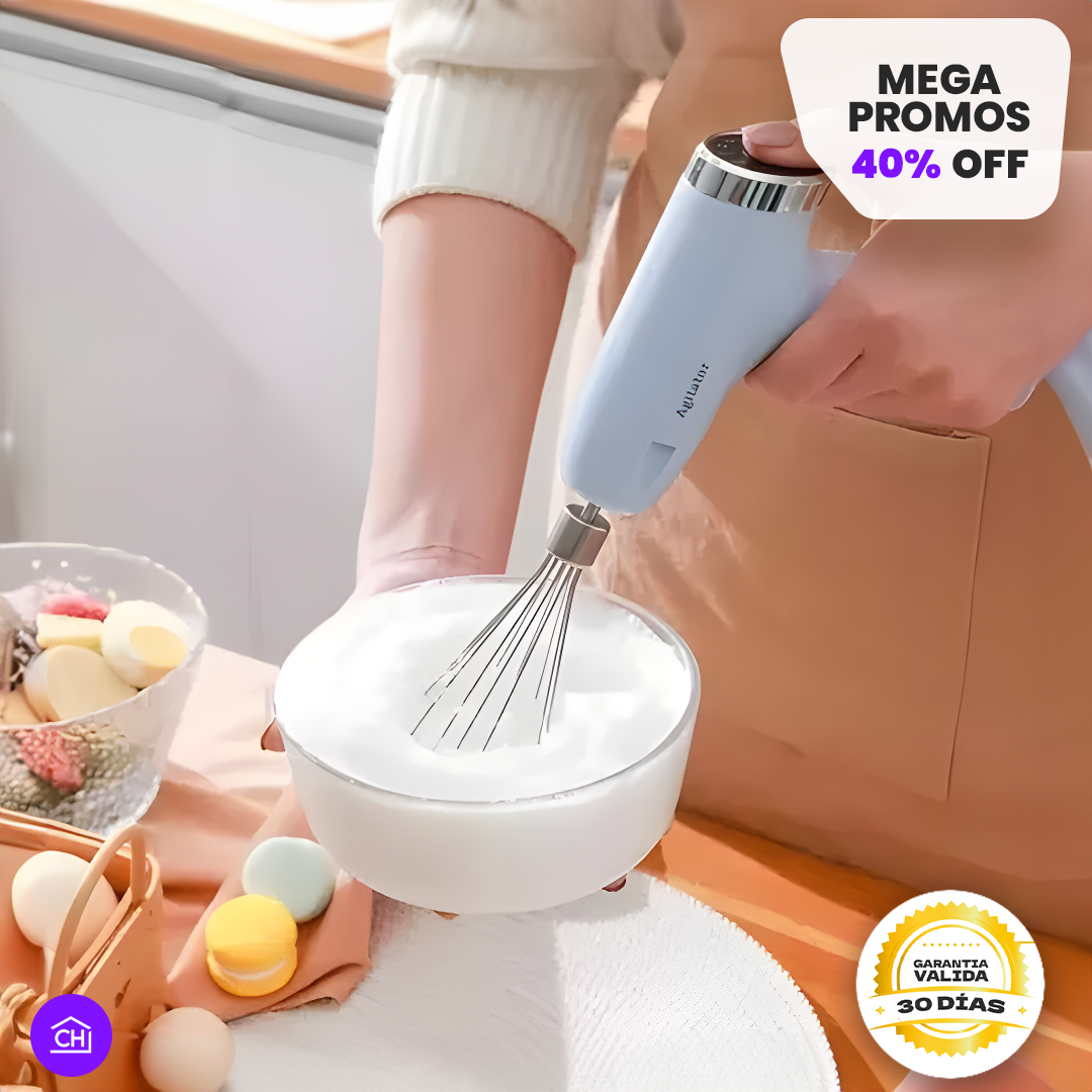 BATIDOR ELÉCTRICO 2 EN 1