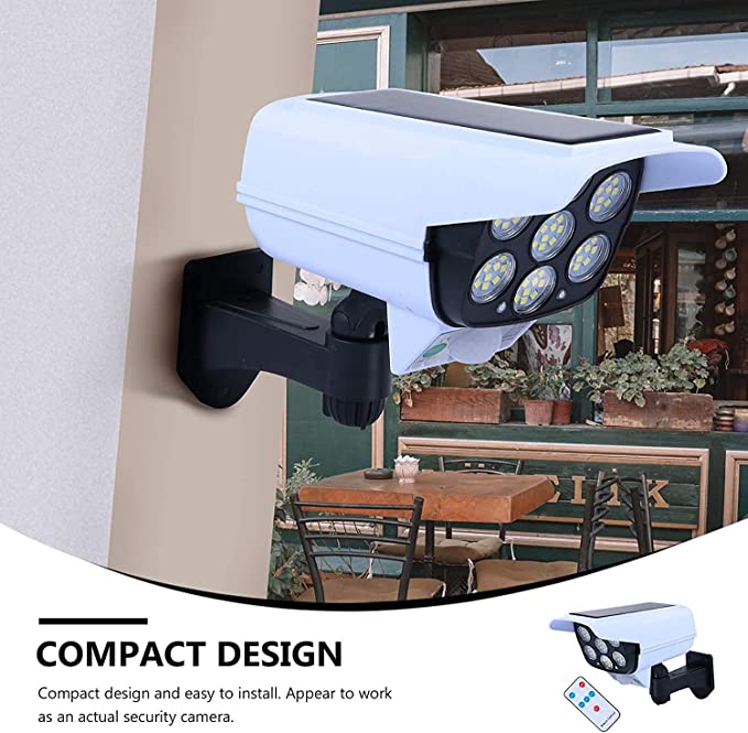 LUZ SOLAR TIPO CÁMARA DE VIGILANCIA