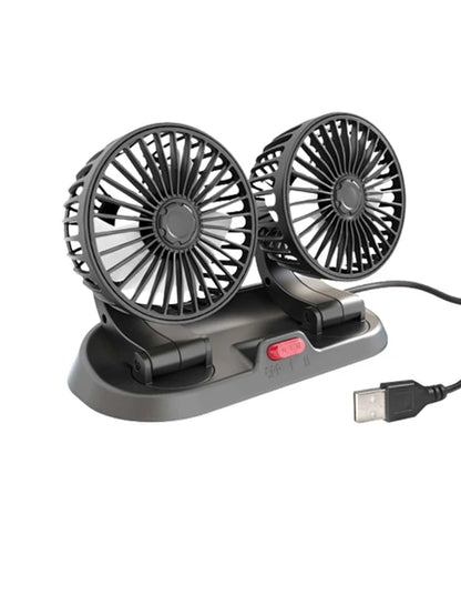 VENTILADOR DOBLE PARA CARRO