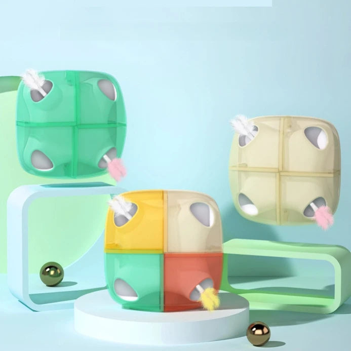 ¡Atrapa La Pluma! - Juguete interactivo para Gatos