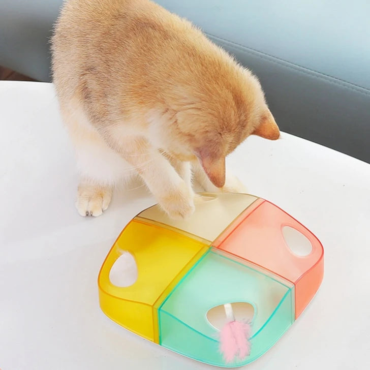 ¡Atrapa La Pluma! - Juguete interactivo para Gatos