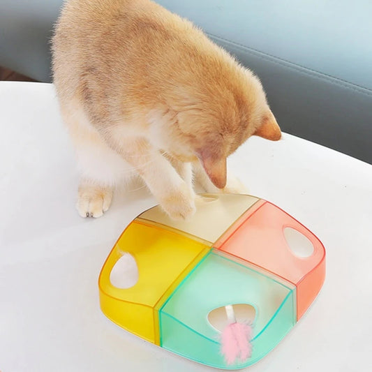 ¡Atrapa La Pluma! - Juguete interactivo para Gatos