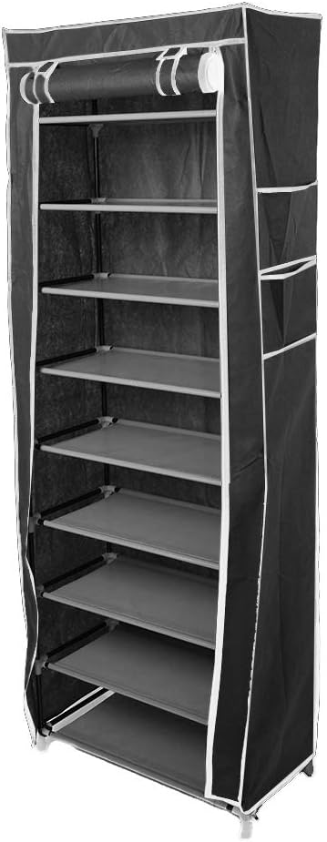 ZAPATERO 9 PUESTOS CON CUBIERTA ANTIPOLVO