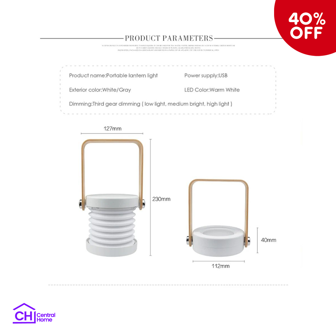 LAMPARA PLEGABLE PORTATIL