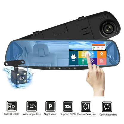 ESPEJO RETROVISOR CON CAMARA TRASERA