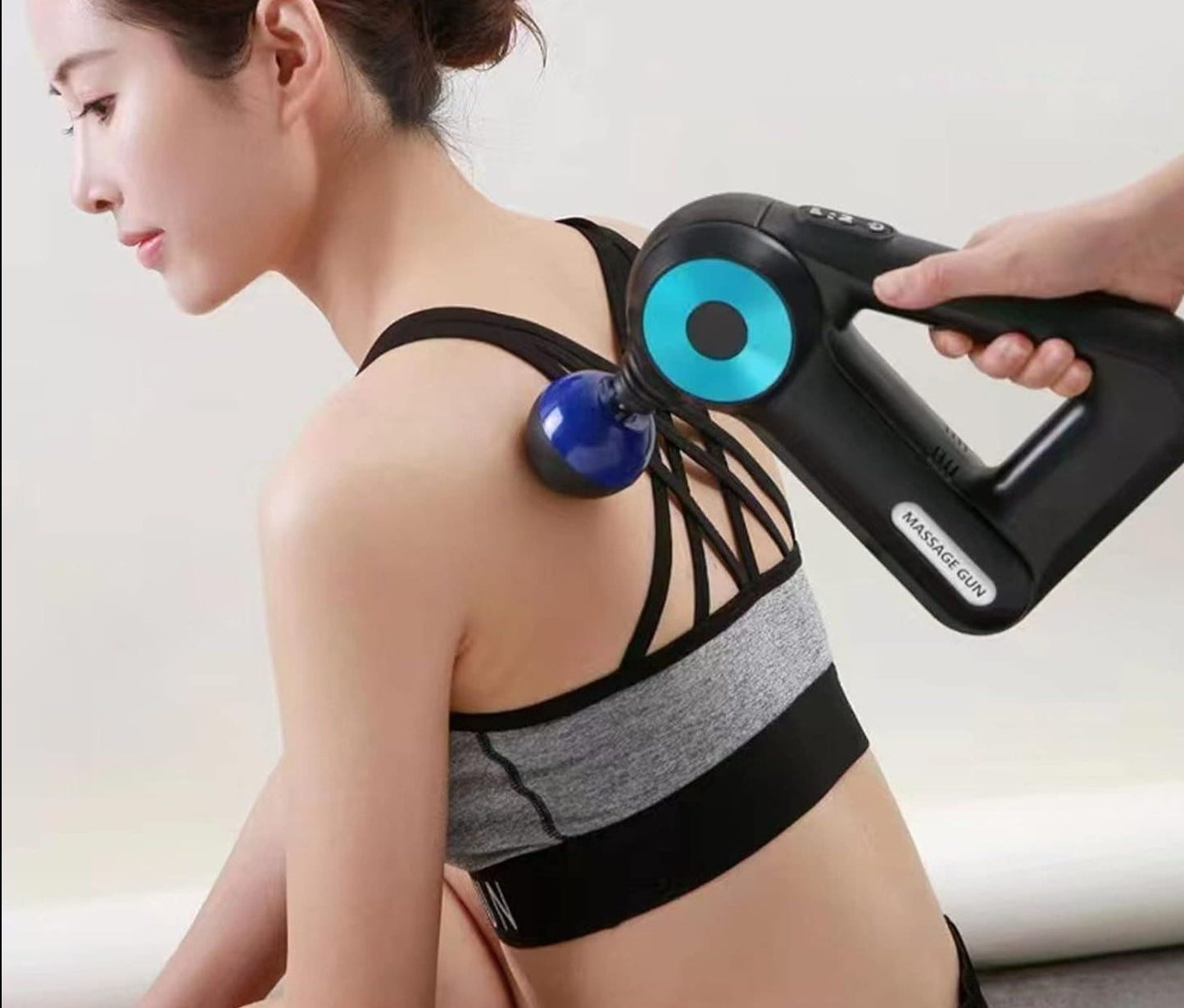 TRIANGULO MASAJEADOR + 12 ACCESORIOS