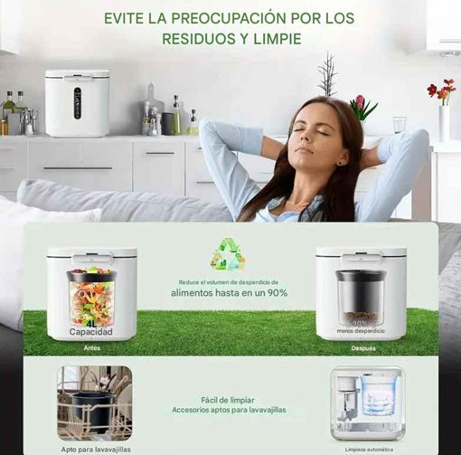COMPOSTADOR ELÉCTRICO PARA RESIDUOS DE COMIDA