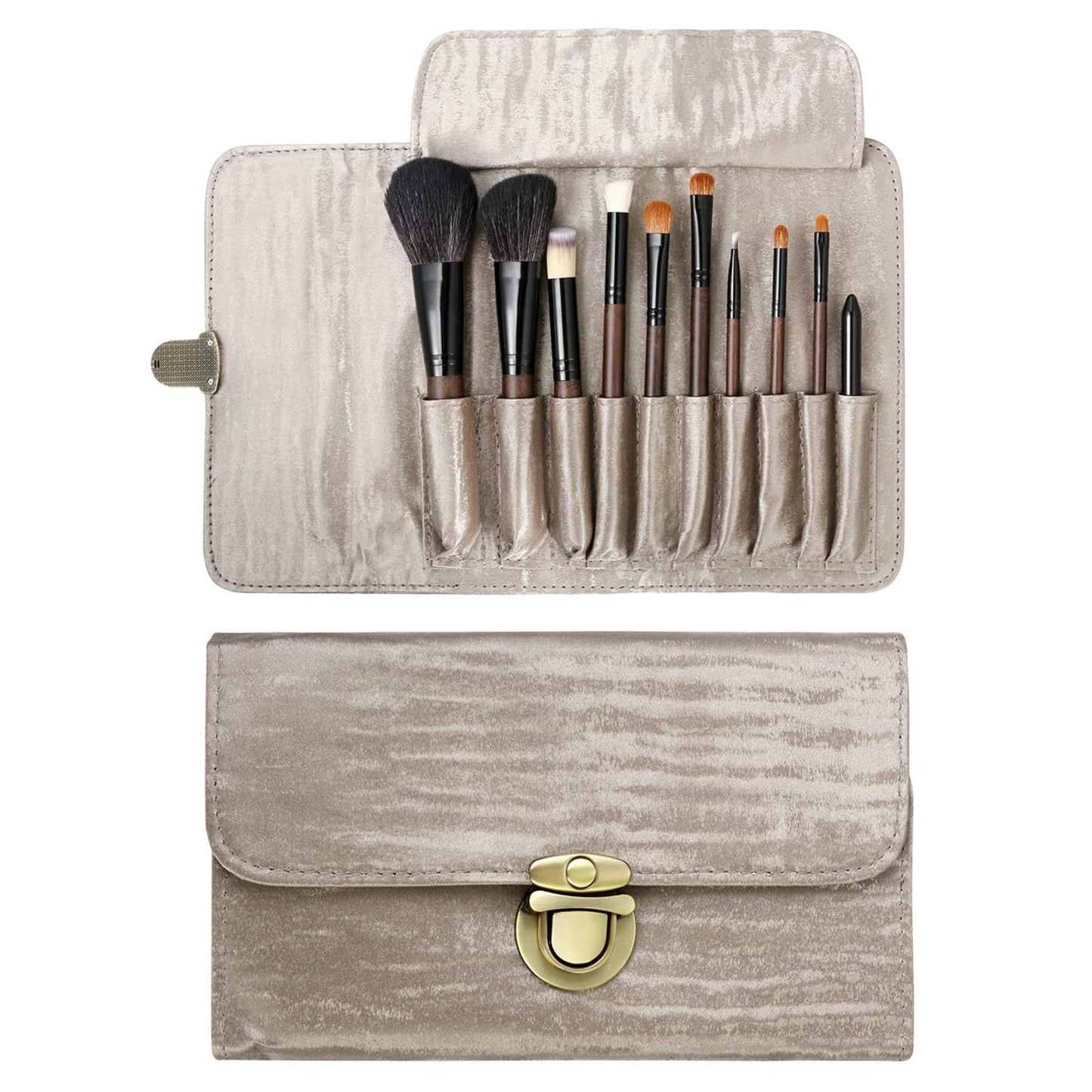 SET DE BROCHAS DE MAQUILLAJE X10