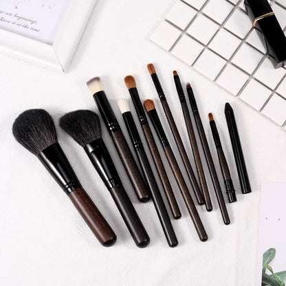 SET DE BROCHAS DE MAQUILLAJE X10