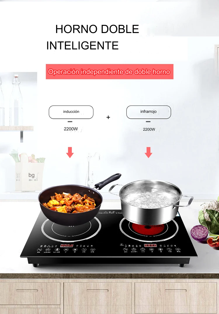 ESTUFA DE INDUCCION DOS QUEMADORES