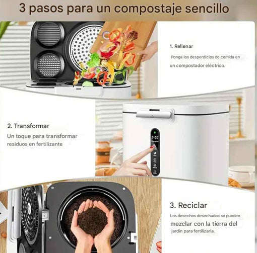COMPOSTADOR ELÉCTRICO PARA RESIDUOS DE COMIDA