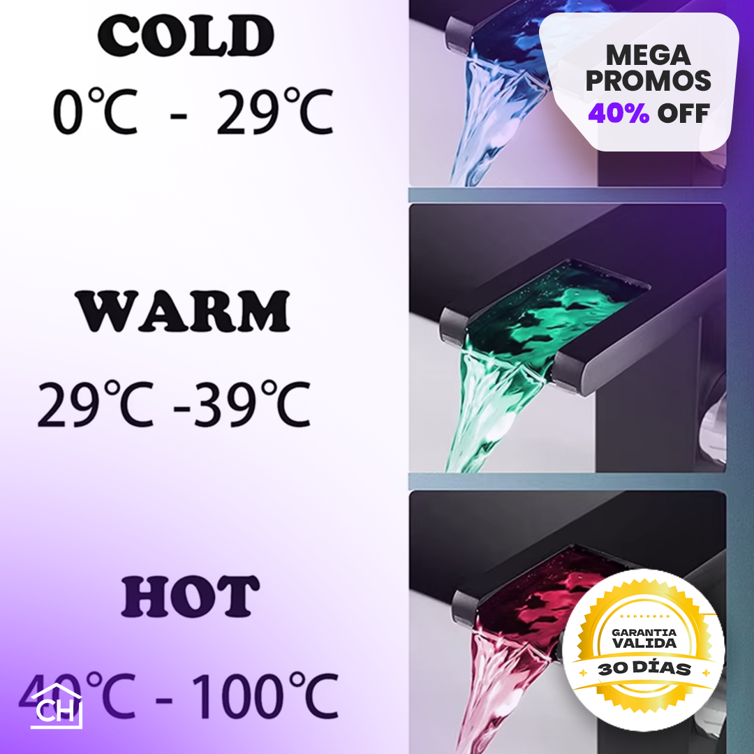 GRIFO HIDROELÉCTRICO LED