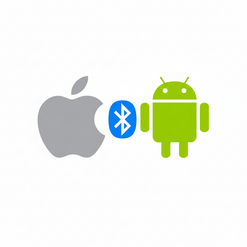 Compatible con Android y iOS, con conexion Bluetooth.