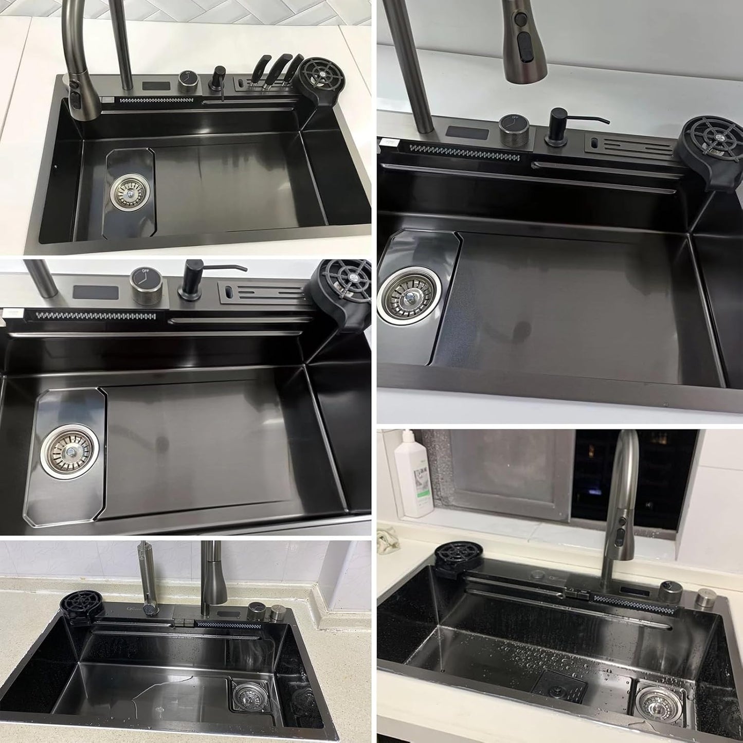 LAVAPLATOS INTELIGENTE CON CASCADA