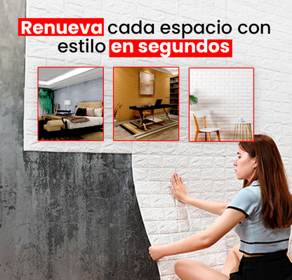 Panel Adhesivo 3d (pack de 10 unidades)