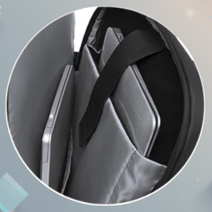 Cada compartimento del maletín BANGE está diseñado para que todo tenga su lugar — desde tu laptop hasta tus cables y ropa.