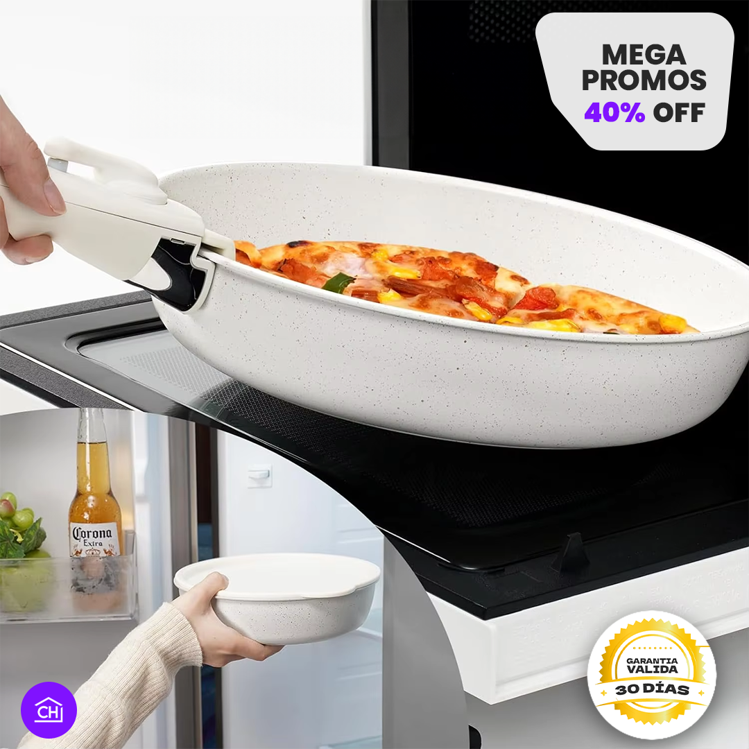 SET DE OLLAS DE MANGO DESMONTABLE 15 PIEZAS