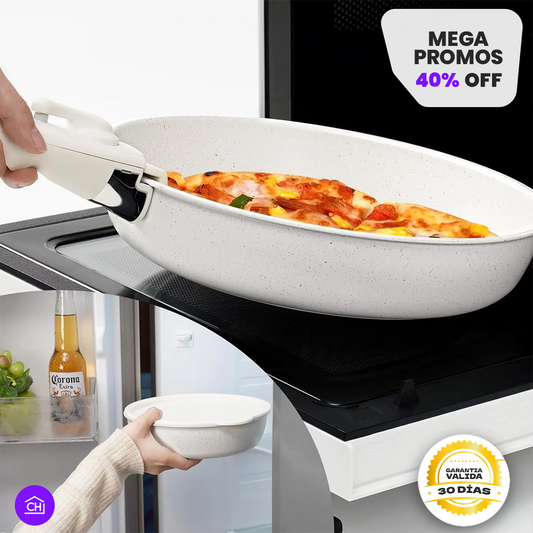 SET DE OLLAS DE MANGO DESMONTABLE 15 PIEZAS