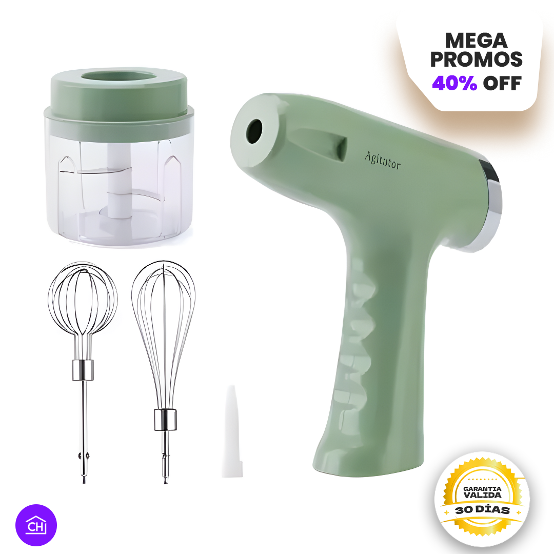 BATIDOR ELÉCTRICO 2 EN 1