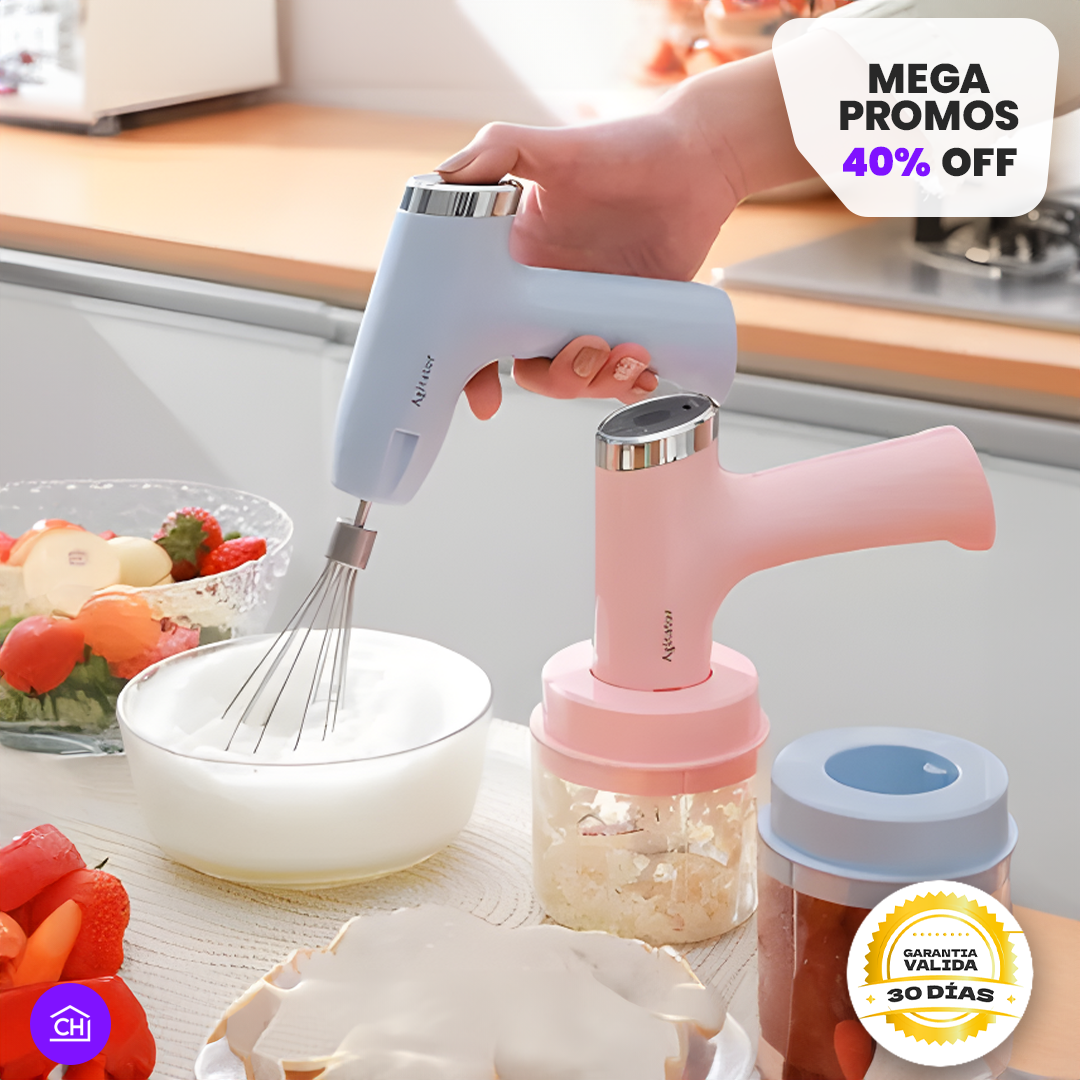BATIDOR ELÉCTRICO 2 EN 1