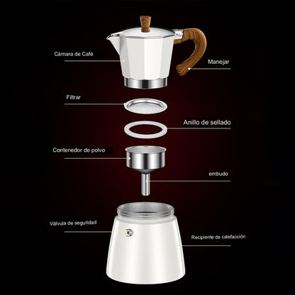 CAFETERA MOKA ESPRESSO PARA ESTUFA