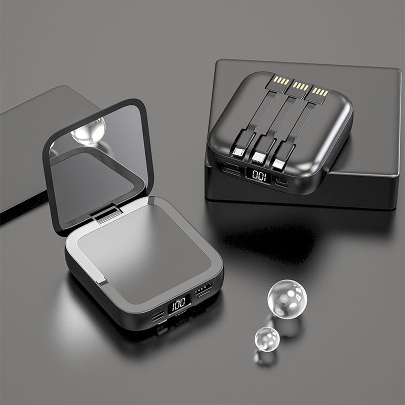 NUEVO POWER BANK 3 EN 1 CON ESPEJO INCLUIDO