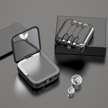 NUEVO POWER BANK 3 EN 1 CON ESPEJO INCLUIDO