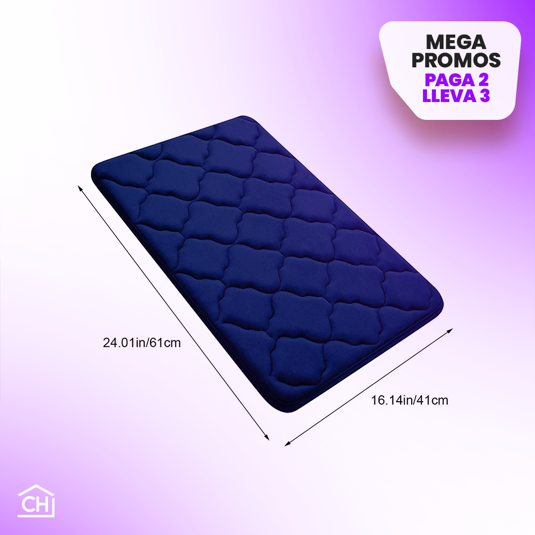 TAPETE ULTRA ABSORBENTE PARA BAÑO