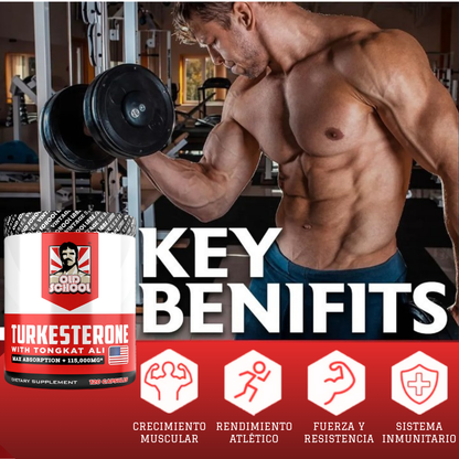 TURKESTERONE + TONGKAT ALI: SUPLEMENTO DIETARIO