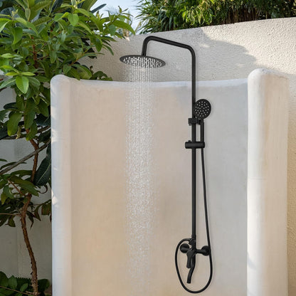 COLUMNA DUCHA NEGRO MATE