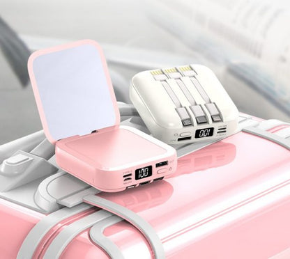 NUEVO POWER BANK 3 EN 1 CON ESPEJO INCLUIDO