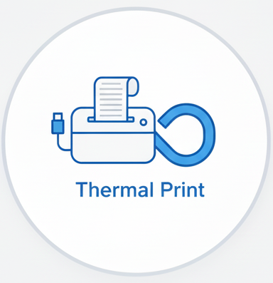 Imprime sin tinta: tecnología térmica ecológica.