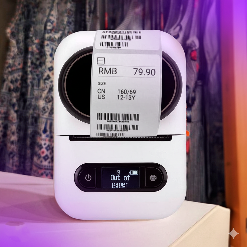 IMPRESORA TÉRMICA ADHESIVO PORTATIL