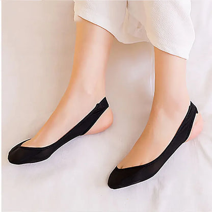 MEDIAS INVISIBLES CON SOPORTE ACOLCHADO X3