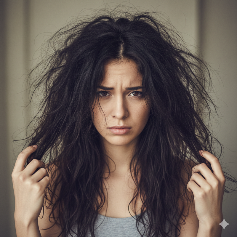El cabello seco y sin vida no solo necesita suavidad, necesita nutrición profunda. Repara la fibra y devuelve el brillo natural perdido.