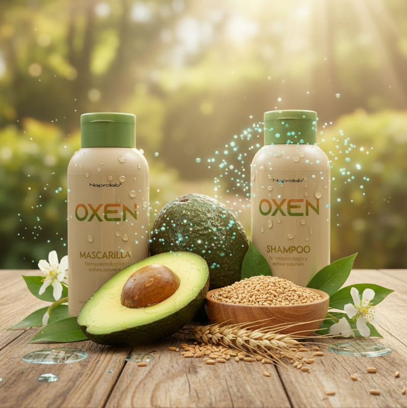 Nutre profundamente con ingredientes naturales como aguacate y germen de trigo