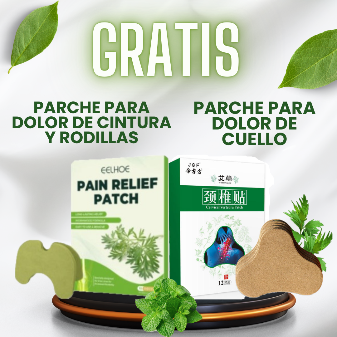 MASAJEADOR ELÉCTRICO EMS + PARCHES GRATIS