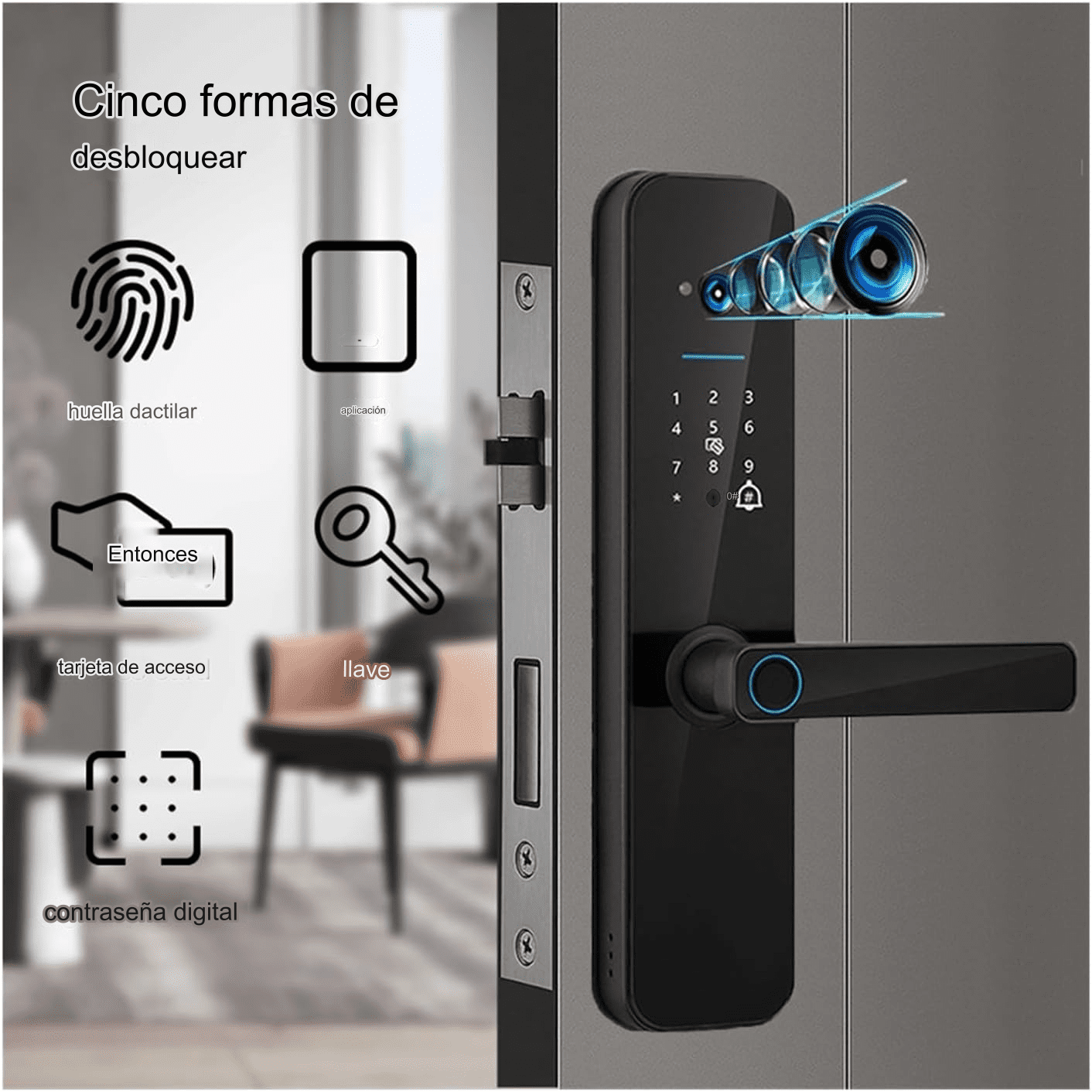 CERRADURA INTELIGENTE 5 EN 1