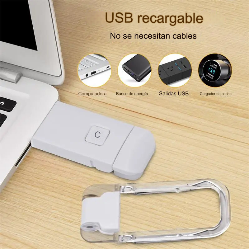 CLIP LED PARA LECTURA RECARGABLE