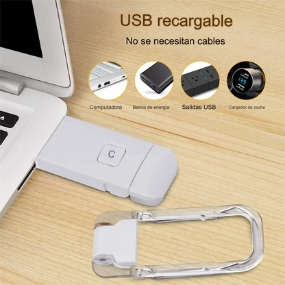 CLIP LED PARA LECTURA RECARGABLE