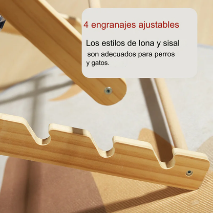 HAMACA RASCADOR PARA GATO