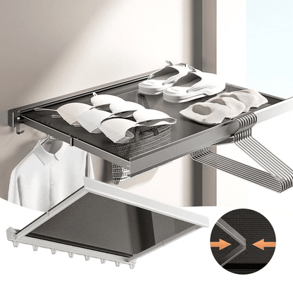 ESTANTE DE PARED PARA SECADO DE ROPA INVISIBLE