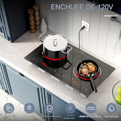 ESTUFA DE INDUCCION DOS QUEMADORES