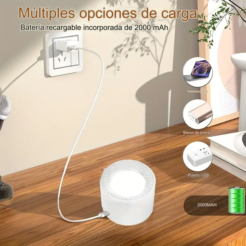 LAMPARA LED MAGNETICA DOBLE ILUMINACION