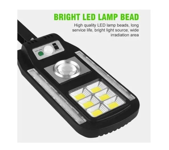 LUZ LED PARA EXTERIORES CON PANEL SOLAR IP65