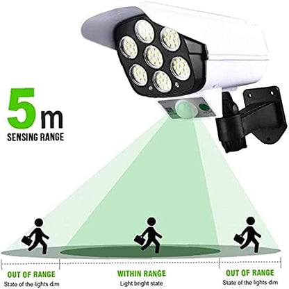 LUZ SOLAR TIPO CÁMARA DE VIGILANCIA