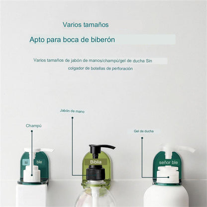 SOPORTE PARA JABÓN LIQUIDO PACK x 2