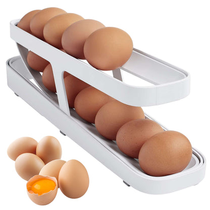 DISPENSADOR DE HUEVOS PARA NEVERA ROLL DOWN