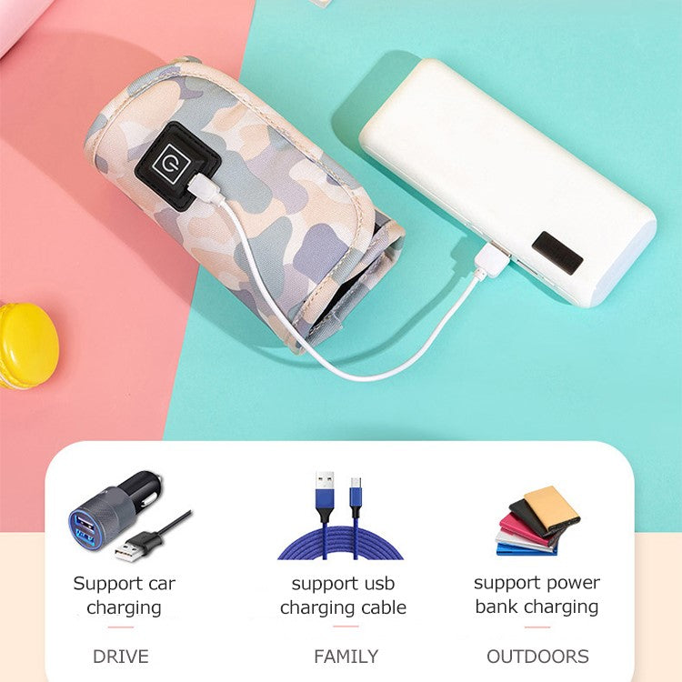 FUNDA CALENTADOR DE TETEROS USB