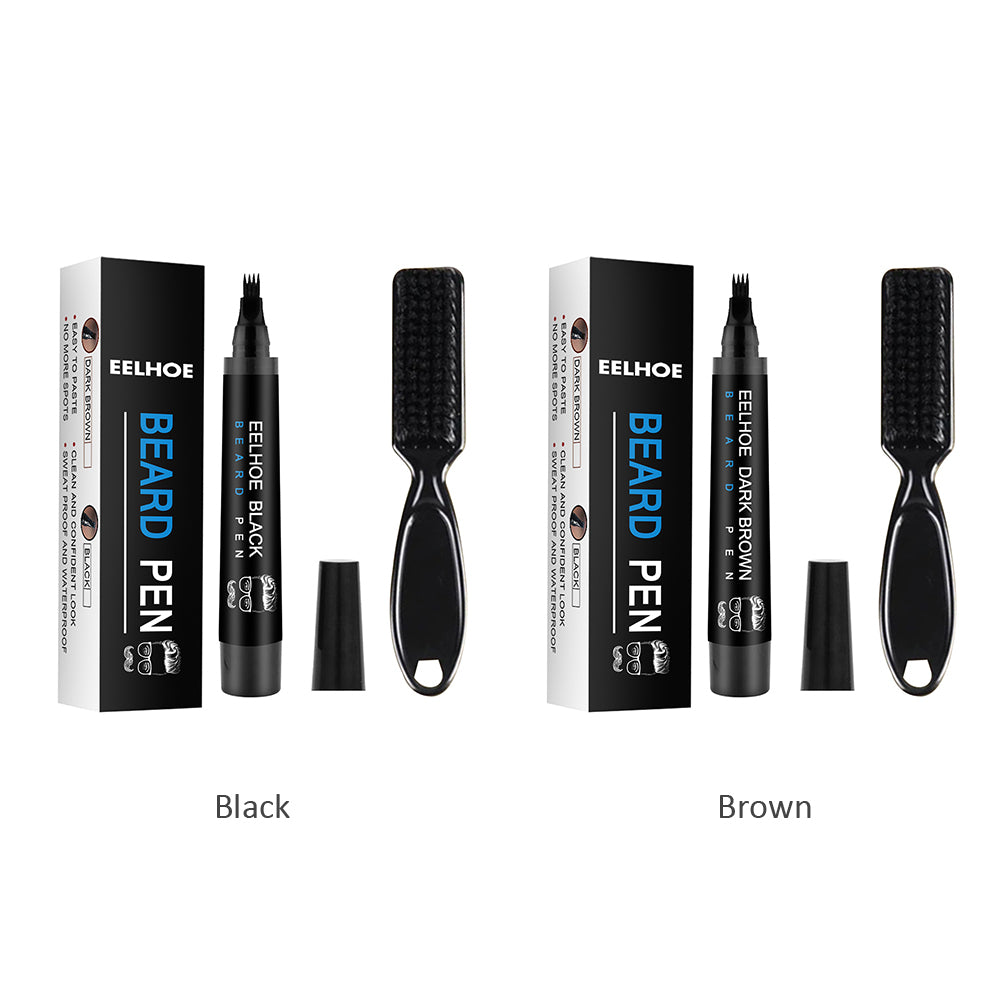 LÁPIZ PARA BARBA RESISTENTE AL AGUA + CEPILLO